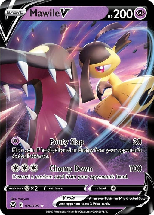 Image for Mawile V (070/195) (Holofoil) [SWSH12: Silver Tempest] - Pokemon