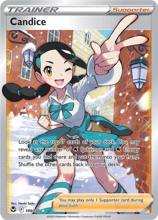 Image for Candice (Full Art) (189/195) (Holofoil) [SWSH12: Silver Tempest] - Pokemon