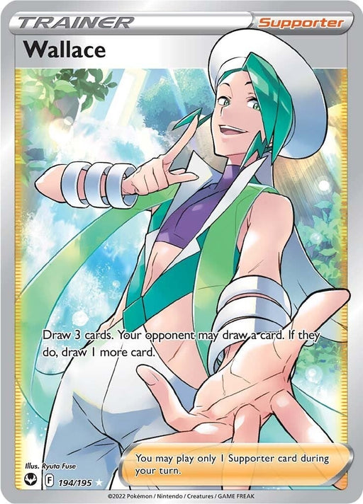 Image for Wallace (Full Art) (194/195) (Holofoil) [SWSH12: Silver Tempest] - Pokemon
