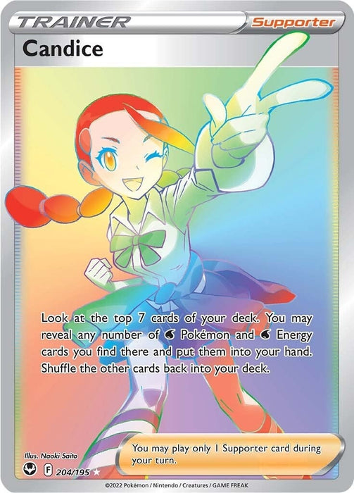 Image for Candice (Secret) (204/195) (Holofoil) [SWSH12: Silver Tempest] - Pokemon