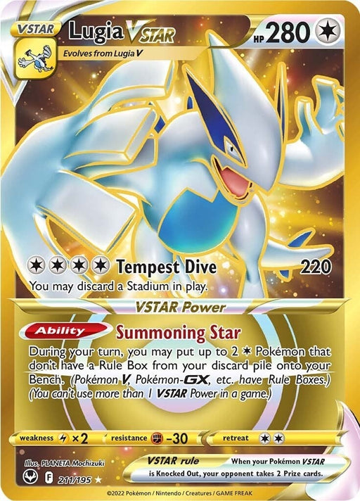 Image for Lugia VSTAR (Secret) (211) (211/195) (Holofoil) [SWSH12: Silver Tempest] - Pokemon