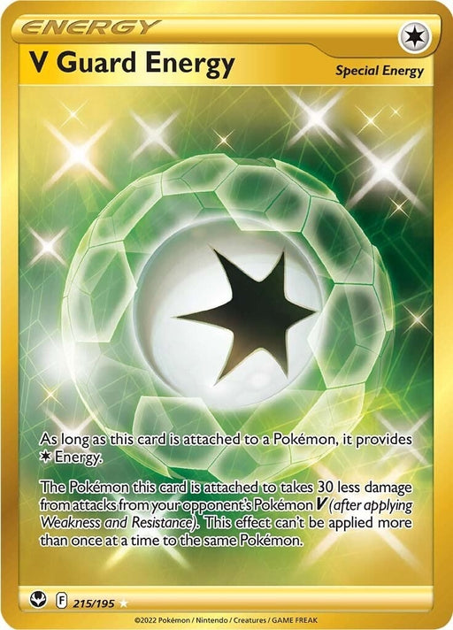Image for V Guard Energy (Secret) (215/195) (Holofoil) [SWSH12: Silver Tempest] - Pokemon