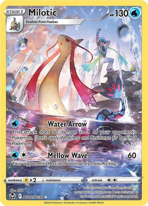 Image for Milotic (TG02/TG30) (Holofoil) [SWSH12: Silver Tempest Trainer Gallery] - Pokemon