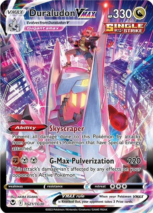 Image for Duraludon VMAX (TG21/TG30) (Holofoil) [SWSH12: Silver Tempest Trainer Gallery] - Pokemon