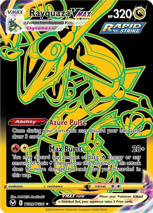 Image for Rayquaza VMAX (Secret) (TG29/TG30) (Holofoil) [SWSH12: Silver Tempest Trainer Gallery] - Pokemon