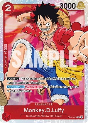 Image for Monkey.D.Luffy (024) (OP01-024) (Foil) [Romance Dawn] - One Piece Card Game
