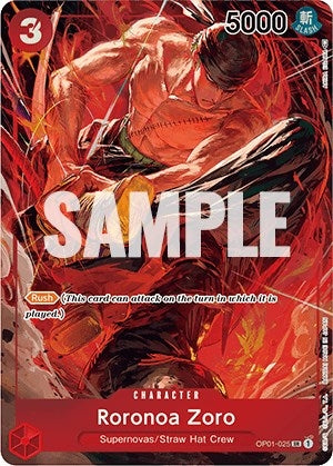 Image for Roronoa Zoro (025) (Parallel) (OP01-025) (Foil) [Romance Dawn] - One Piece Card Game
