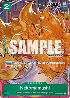 Image for Nekomamushi (Box Topper) (OP01-048) (Foil) [Romance Dawn] - One Piece Card Game