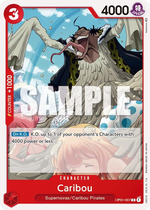 Image for Caribou (OP01-007) [Romance Dawn] - One Piece Card Game
