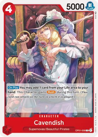 Cavendish [OP01-008] (Romance Dawn)