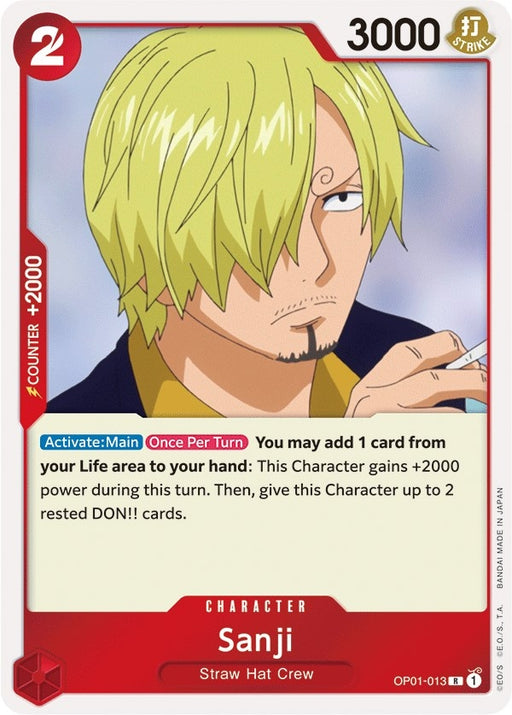 Image for Sanji (OP01-013) (Foil) [Romance Dawn] - One Piece Card Game