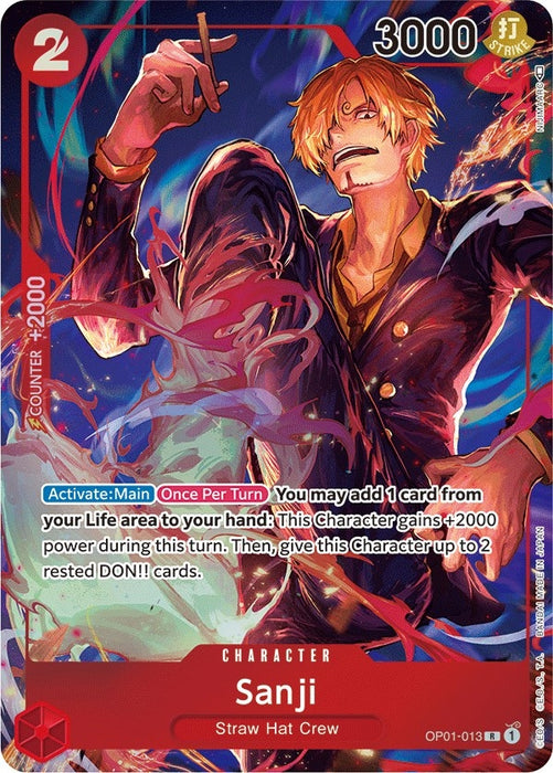 Image for Sanji (Parallel) (OP01-013) (Foil) [Romance Dawn] - One Piece Card Game