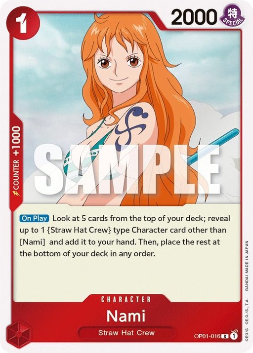 Image for Nami (OP01-016) (Foil) [Romance Dawn] - One Piece Card Game