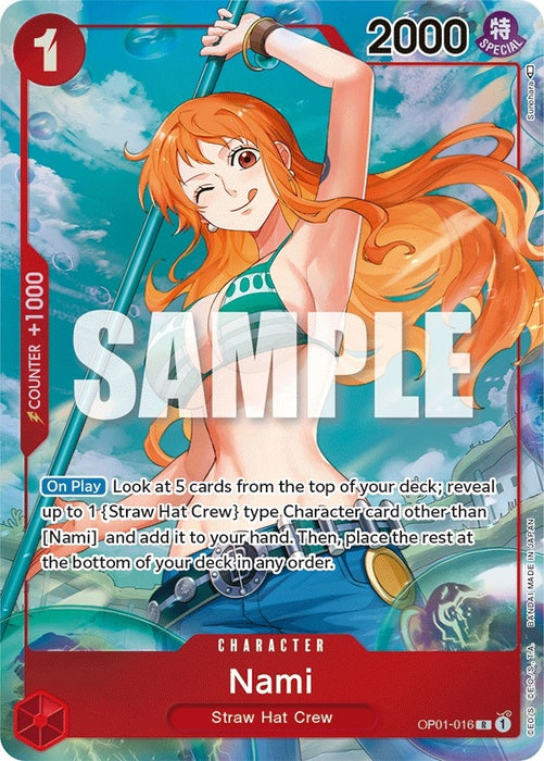 Nami (Parallel) (OP01-016) (Foil) [Romance Dawn]