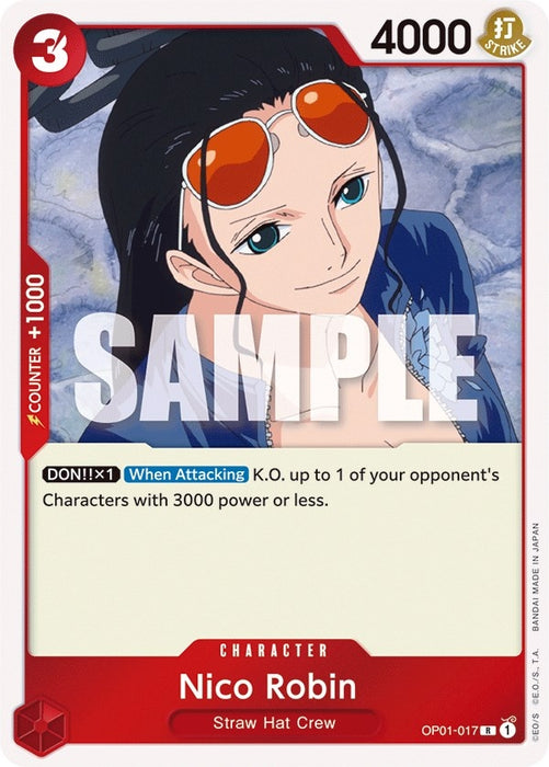 Image for Nico Robin (OP01-017) (Foil) [Romance Dawn] - One Piece Card Game