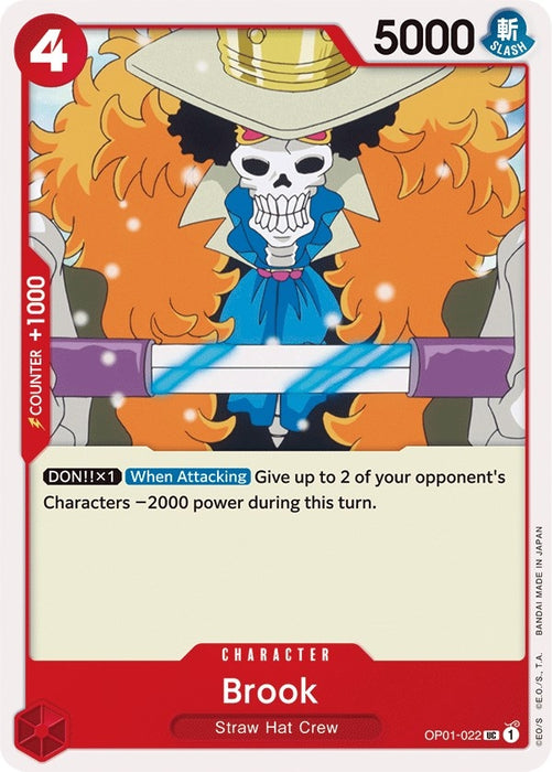 Image for Brook (OP01-022) [Romance Dawn] - One Piece Card Game