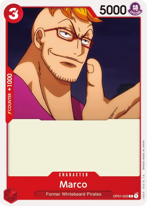 Image for Marco (OP01-023) [Romance Dawn] - One Piece Card Game