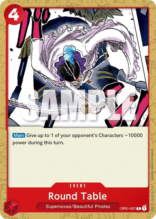 Image for Round Table (OP01-027) [Romance Dawn] - One Piece Card Game
