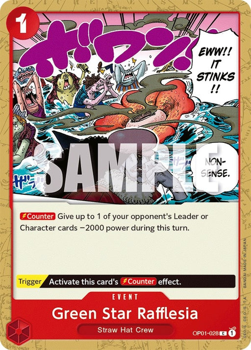 Image for Green Star Rafflesia (OP01-028) [Romance Dawn] - One Piece Card Game