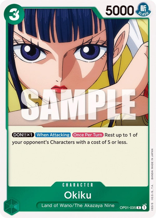Okiku (OP01-035) (Foil) [Romance Dawn]