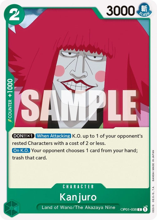 Image for Kanjuro (OP01-038) [Romance Dawn] - One Piece Card Game