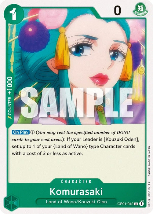 Image for Komurasaki (OP01-042) [Romance Dawn] - One Piece Card Game