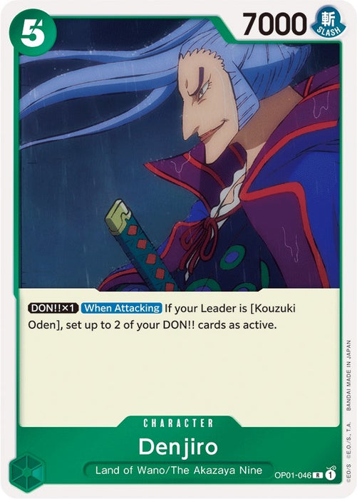 Denjiro (OP01-046) (Foil) [Romance Dawn]