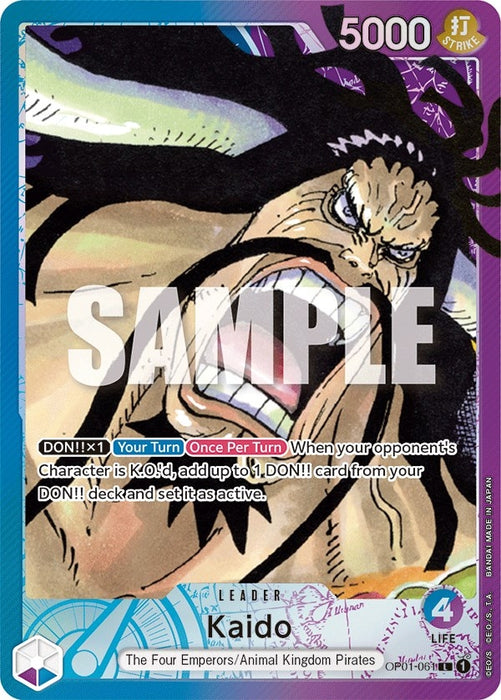 Image for Kaido (061) (Parallel) (OP01-061) (Foil) [Romance Dawn] - One Piece Card Game