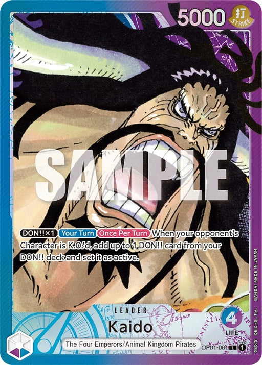 Image for Kaido (061) (Parallel) (OP01-061) (Foil) [Romance Dawn] - One Piece Card Game