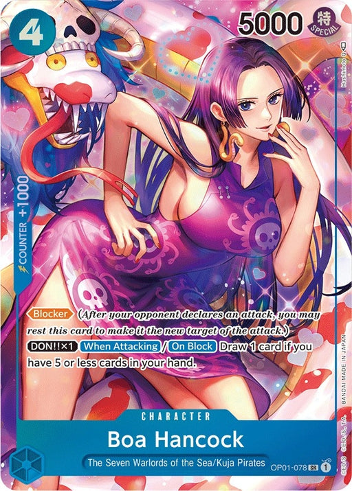 Image for Boa Hancock (Parallel) (OP01-078) (Foil) [Romance Dawn] - One Piece Card Game