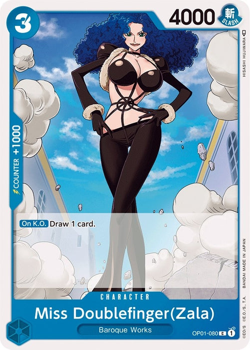 Image for Miss Doublefinger(Zala) (OP01-080) [Romance Dawn] - One Piece Card Game