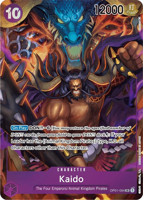 Image for Kaido (094) (Parallel) (OP01-094) (Foil) [Romance Dawn] - One Piece Card Game