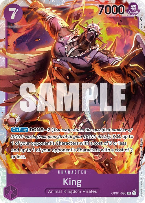 King (096) (OP01-096) (Foil) [Romance Dawn]