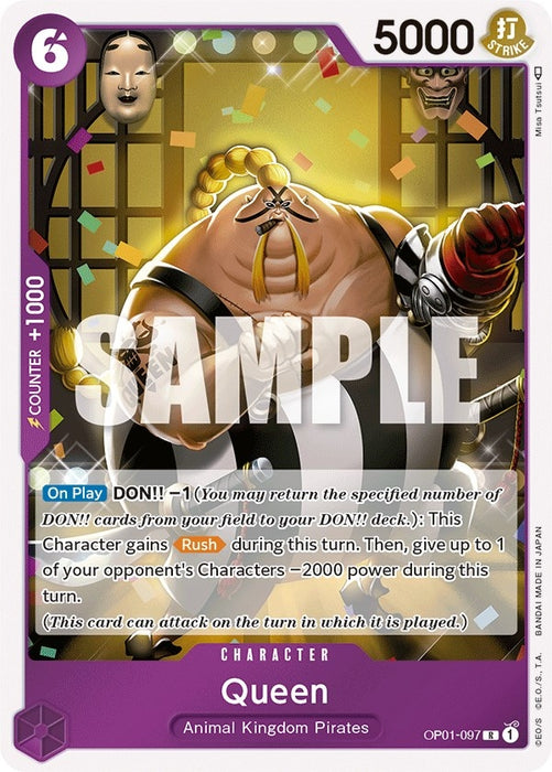 Image for Queen (OP01-097) (Foil) [Romance Dawn] - One Piece Card Game