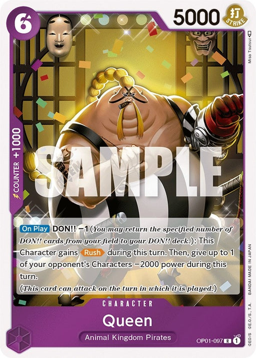 Image for Queen (OP01-097) (Foil) [Romance Dawn] - One Piece Card Game