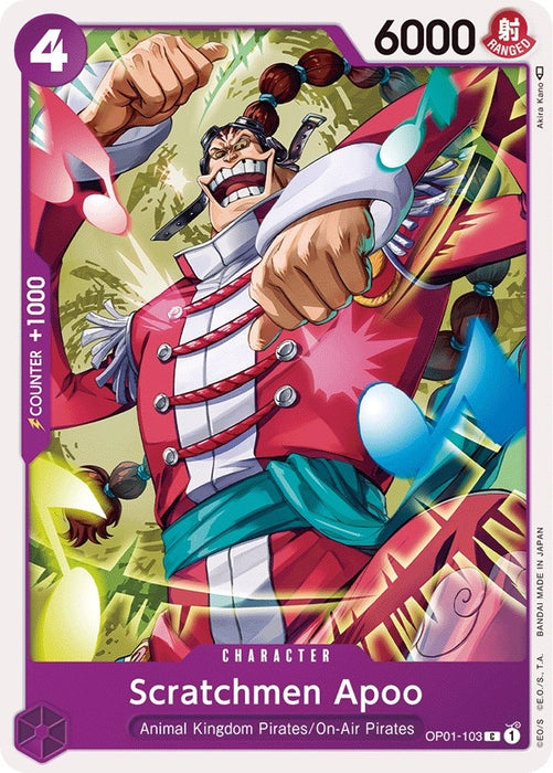 Image for Scratchmen Apoo (OP01-103) [Romance Dawn] - One Piece Card Game