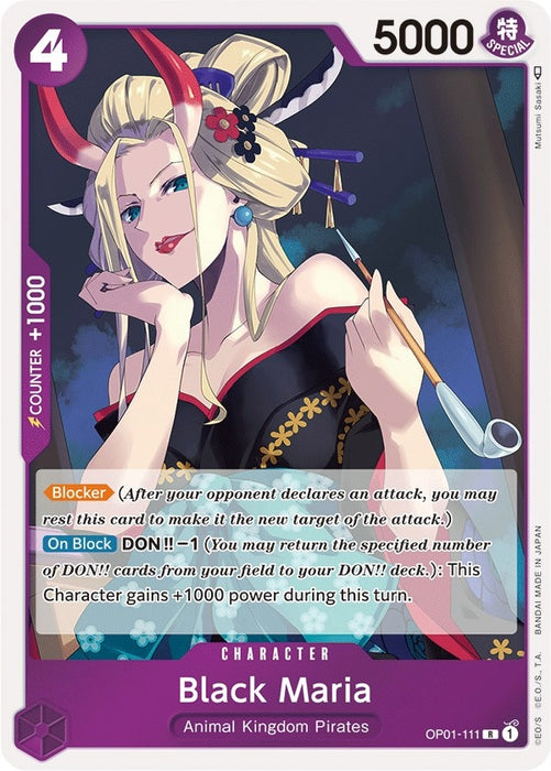 Image for Black Maria (OP01-111) (Foil) [Romance Dawn] - One Piece Card Game