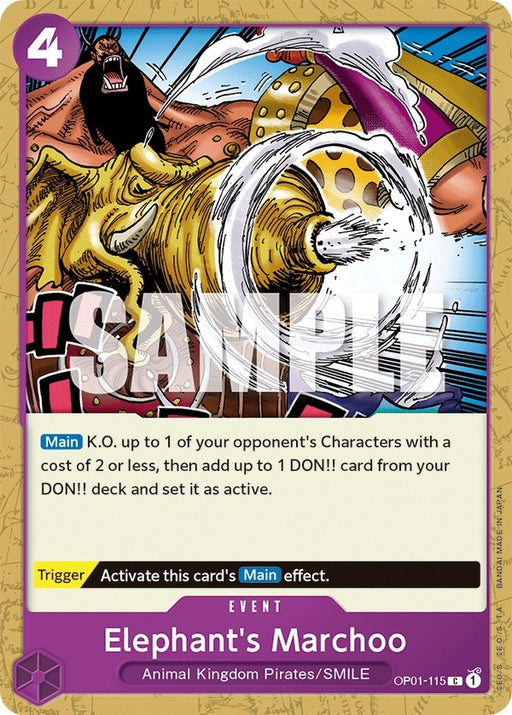 Image for Elephant's Marchoo (OP01-115) [Romance Dawn] - One Piece Card Game