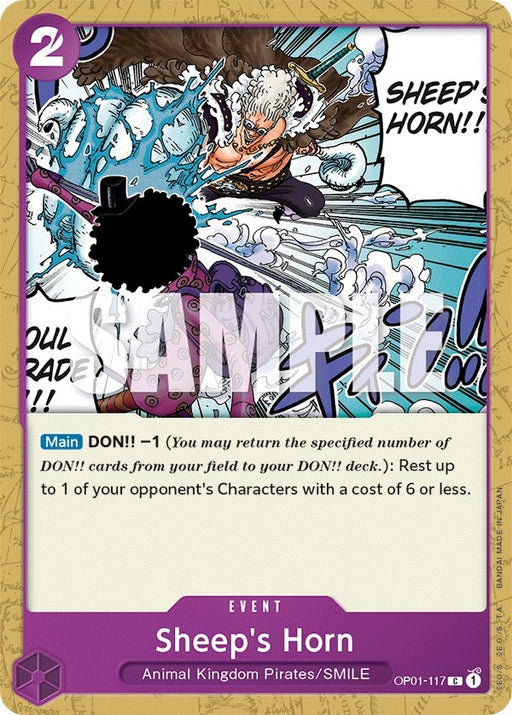 Image for Sheep's Horn (OP01-117) [Romance Dawn] - One Piece Card Game