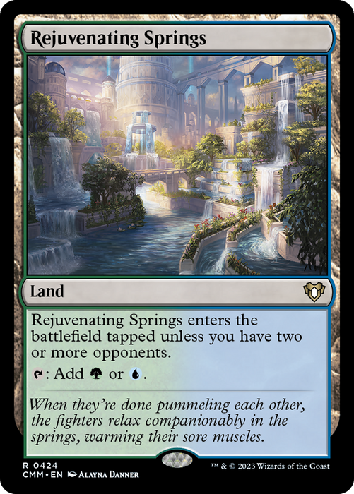 Rejuvenating Springs [CMM-424] Foil - Commander Masters