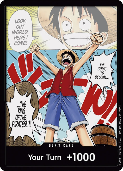 Image for DON!! Card (Manga) (Alternate Art) (Foil) [Romance Dawn] - One Piece Card Game