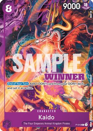 Kaido - P-010 (Winner Pack Vol. 1) [P-010] (One Piece Promotion Cards)