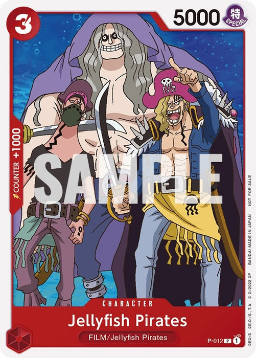 Jellyfish Pirates (One Piece Film Red) [P-012] (One Piece Promotion Cards)