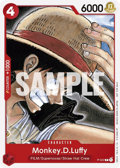 Monkey.D.Luffy (One Piece Film Red) [P-022] (One Piece Promotion Cards)