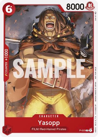 Yasopp (One Piece Film Red) [P-023] (One Piece Promotion Cards)