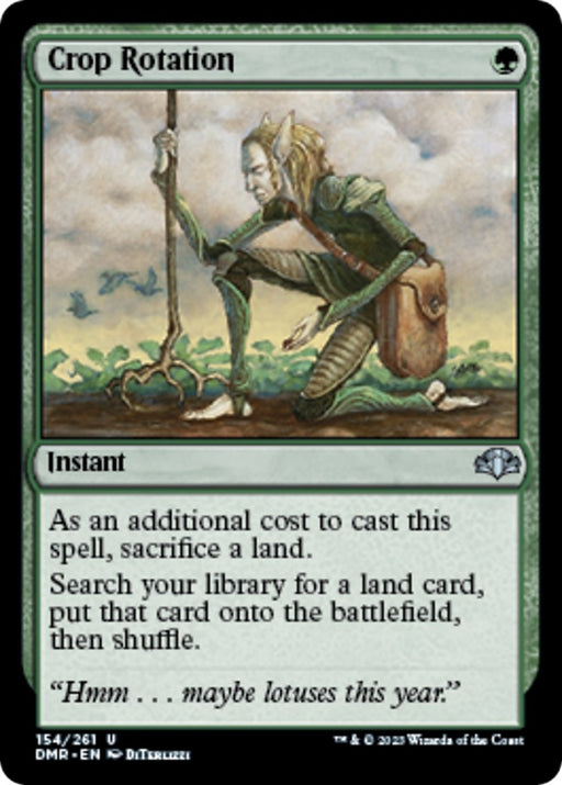 Image for Crop Rotation (154) [Dominaria Remastered] - Magic: The Gathering