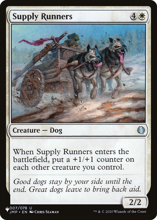 Supply Runners [PLST-JMP-7] - The List