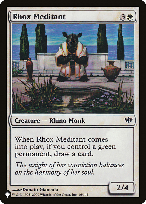 Rhox Meditant [PLST-CON-16] - The List