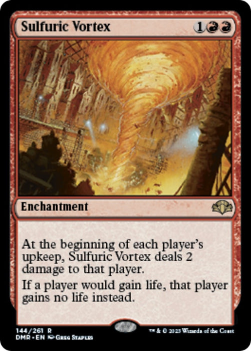 Sulfuric Vortex (144) (Foil) [Dominaria Remastered]