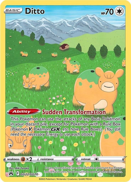 Image for Ditto (GG22/GG70) (Holofoil) [Crown Zenith: Galarian Gallery] - Pokemon